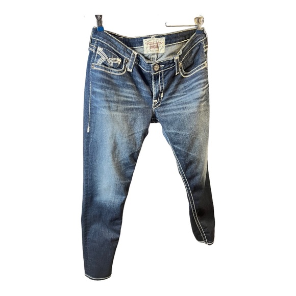 Big Star Remy Skinny Jeans with Thick Stitching - Picture 4 of 10